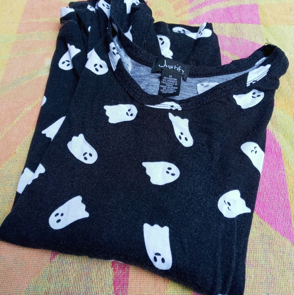 Justify Shirt Ghost Print Medium - Picture 5 of 7